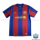 Retro Barcelona Home Men Replica Football Shirt 07/08 - front view