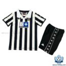 Retro Juventus Home Kids Replica Kit 1999/2000 - front view