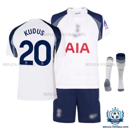 Tottenham Hotspur Kudus 20 Home Kids Replica Kit 25/26 - overview