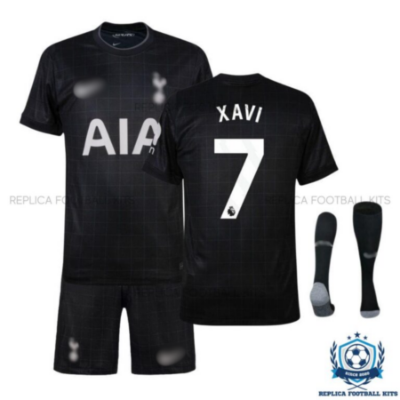 Tottenham Hotspur Xavi 7 Away Kids Replica Kit 25/26 - overview