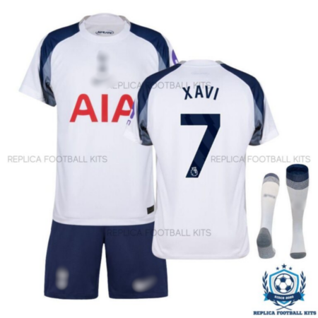 Tottenham Hotspur Xavi 7 Home Kids Replica Kit 25/26 - overview