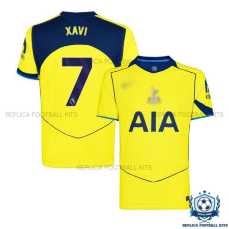 Tottenham Hotspur Xavi 7 Third Men Replica Shirt 25/26 - overview