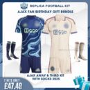 Ajax Away & Third Kids 2025/26 With socks