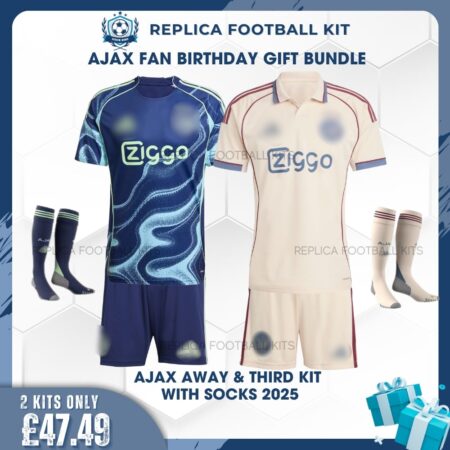 Ajax Away & Third Kids 2025/26 With socks
