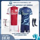 Ajax Home & Away kit with socks 2025/26