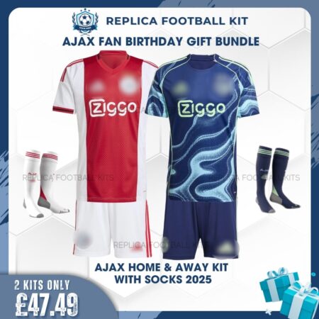 Ajax Home & Away kit with socks 2025/26