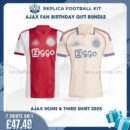 Ajax Home & Third Men Shirt 2025/26