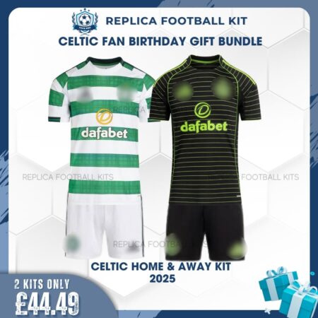 Celtic Home & Away Kids 2025/26 no socks