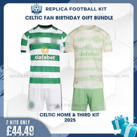 Celtic Home & Third kid 2025/26 no socks