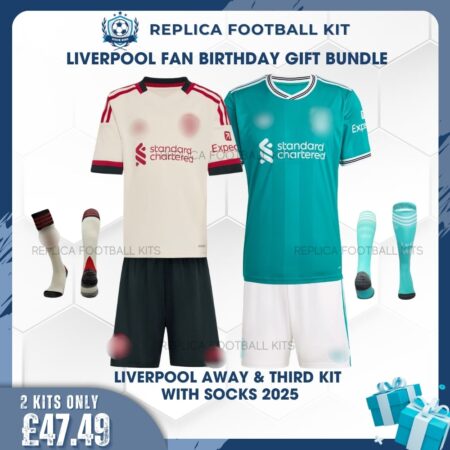 Liverpool Away & Third Kids Kit 25/26 with socks