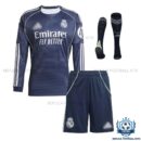 Real Madrid Away Kids Kit Long Sleeve 25/26 - front view