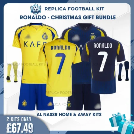 Al Nassr Ronaldo 7 2024/25 Birthday Gift Bundle - Home & Away