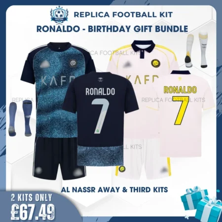 Al Nassr Ronaldo 7 2025/26 Xmas Gift Bundle - Away & Third overview