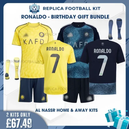 Al Nassr Ronaldo 7 2025/26 Xmas Gift Bundle - Home & Away