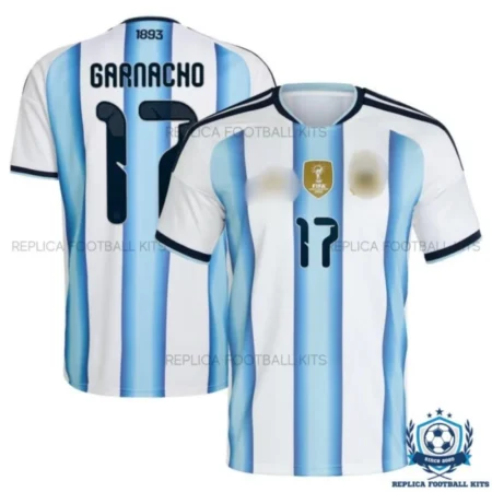 Argentina Garnacho 17 Home Men Replica Football Shirt 2026 - overview