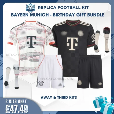 Bayern Munich 2025/26 Birthday Gift Bundle - Away & Third
