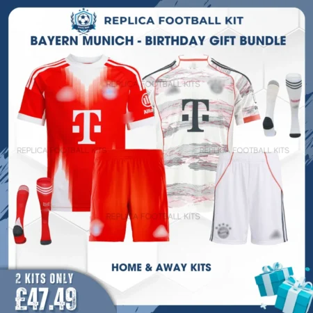 Bayern Munich 2025/26 Birthday Gift Bundle - Home & Away