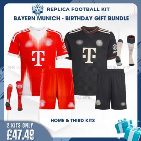 Bayern Munich 2025/26 Birthday Gift Bundle - Home & Third