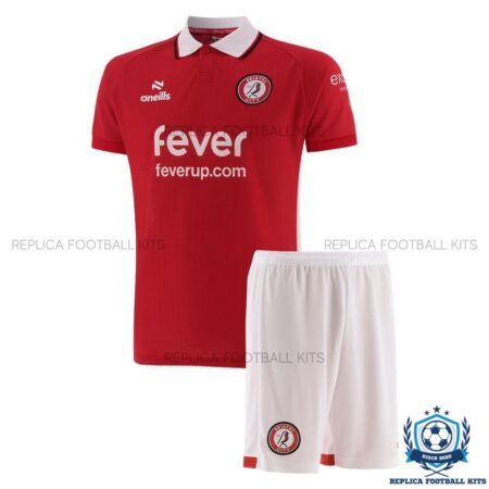 Bristol City Home Kids Replica Kit 25/26 - front view