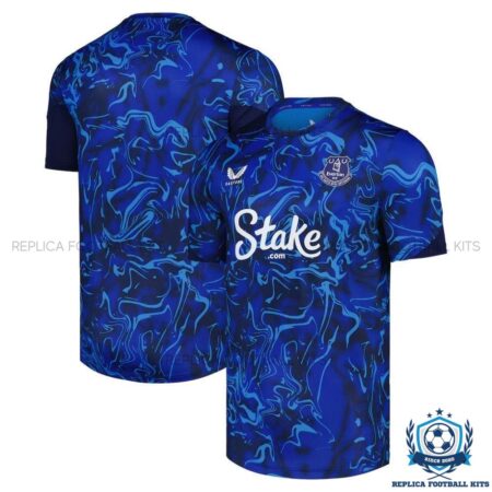 Everton Navy Training Men Replica Shirt 25/26 - overview