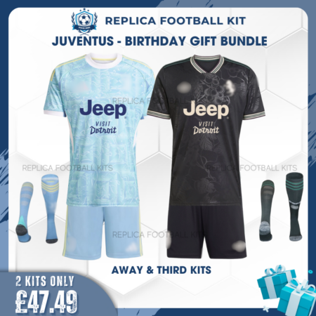 Juventus 2025/26 Birthday Gift Bundle - Away & Third