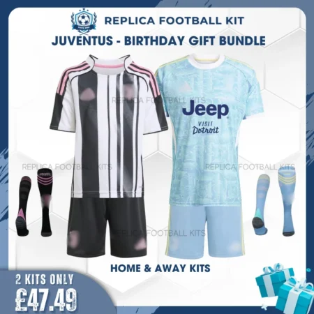 Juventus 2025/26 Birthday Gift Bundle - Home & Away