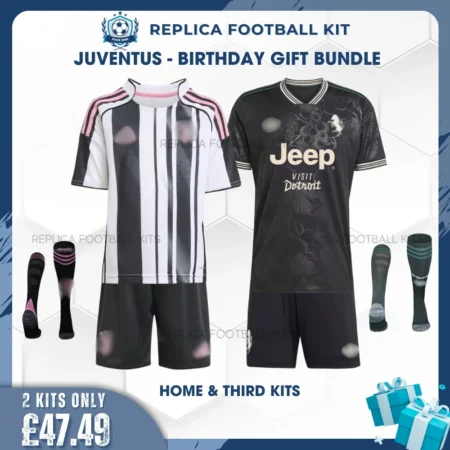 Juventus 2025/26 Birthday Gift Bundle - Home & Third