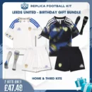 Leeds United 2025/26 Birthday Gift Bundle - Home & Third