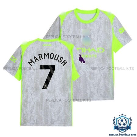 Man City Marmoush 7 Third Men Replica Shirt 25/26 - overview