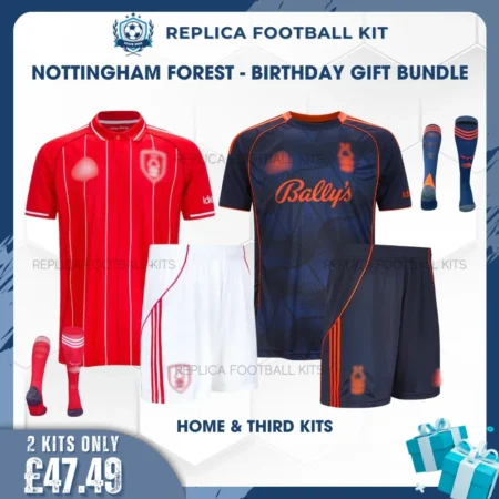 Nottingham Forest 2025/26 Birthday Gift Bundle - Home & Third