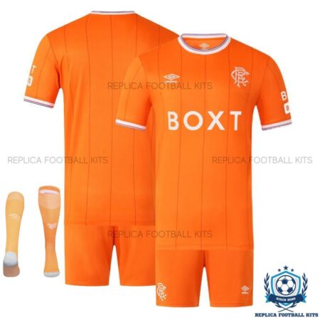 Rangers Fourth Kids Replica Football Kit 25/26 - overview