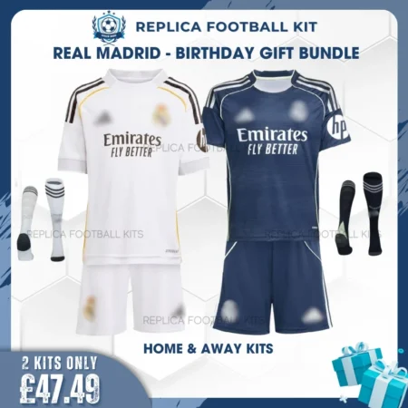 Real Madrid 2025/26 Birthday Gift Bundle - Home & Away