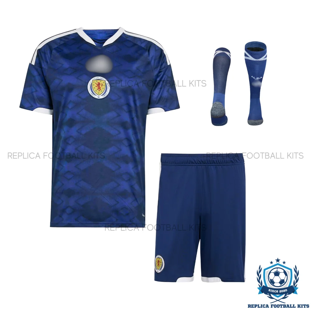 Scotland Home Men & Kids Replica Football Kit 2026 - front view
