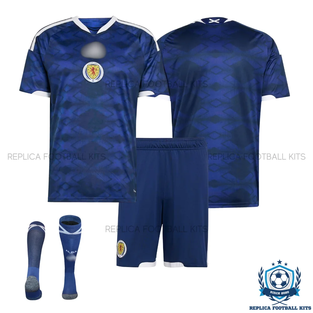 Scotland Home Men & Kids Replica Football Kit 2026 - overview