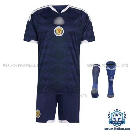 Scotland Home Men & Kids Replica Football Kit 2026 - front view