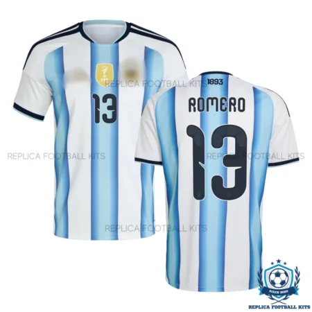 Argentina Romero 13 Home Men Replica Football Shirt 2026 - overview