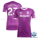 Aston Villa Martinez 23 Purple Goalkeeper Men Replica Shirt 25/26 - overview