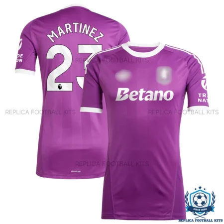 Aston Villa Martinez 23 Purple Goalkeeper Men Replica Shirt 25/26 - overview