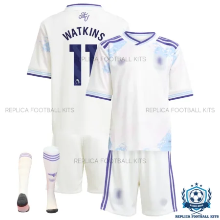 Aston Villa Watkins 11 Third Kids Replica Kit 25/26 - overview
