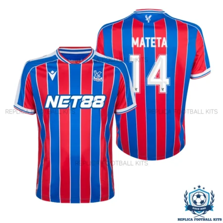 Crystal Palace Mateta 14 Home Men Replica Shirt 25/26 - overview