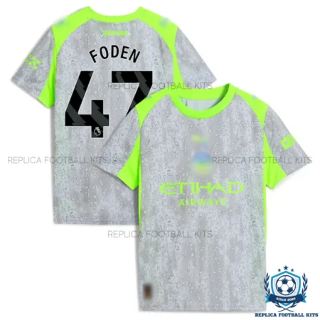 Man City Foden 47 Third Men Replica Shirt 25/26 - overview