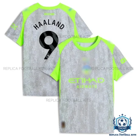 Man City Haaland 9 Third Men Replica Shirt 25/26 - overview