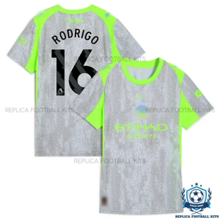 Man City Rodrigo 16 Third Men Replica Shirt 25/26 - overview