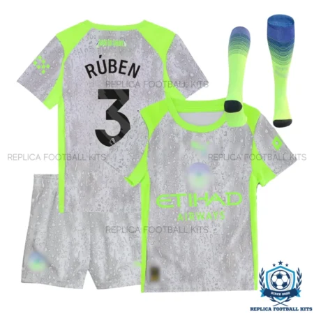 Man City Ruben 3 Third Kids Replica Kit 25/26 - overview