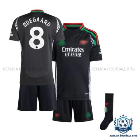 Arsn@l Away Kid Replica Football Kit 24/25 ØDEGAARD 8 Printed - Over view