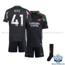 Arsn@l Away Kid Replica Football Kit 24/25 RICE 41 Printed - Over view