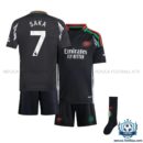 Arsn@l Away Kid Replica Football Kit 24/25 SAKA 7 Printed - Over view