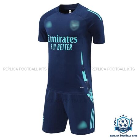 Arsn@l Blue Training Kid Replica Football Kit 24/25 - Front view