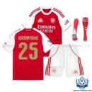 Arsn@l CHAMPIONS 25 Home Kid Replica Football Kit 25/26 - over view