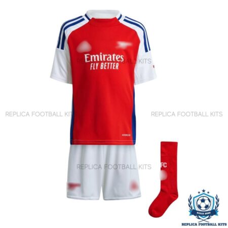 Arsn@l Home Kid Replica Football Kit 24/25 - Front view
